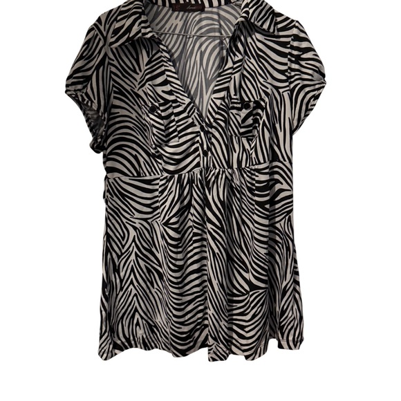 HeartSoul Tops - Heartsoul Stylish Zebra Print Women's Top